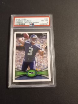 2012 Topps Russell Wilson Rookie Card PS