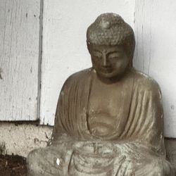 Buddha statue, concrete stone heavy