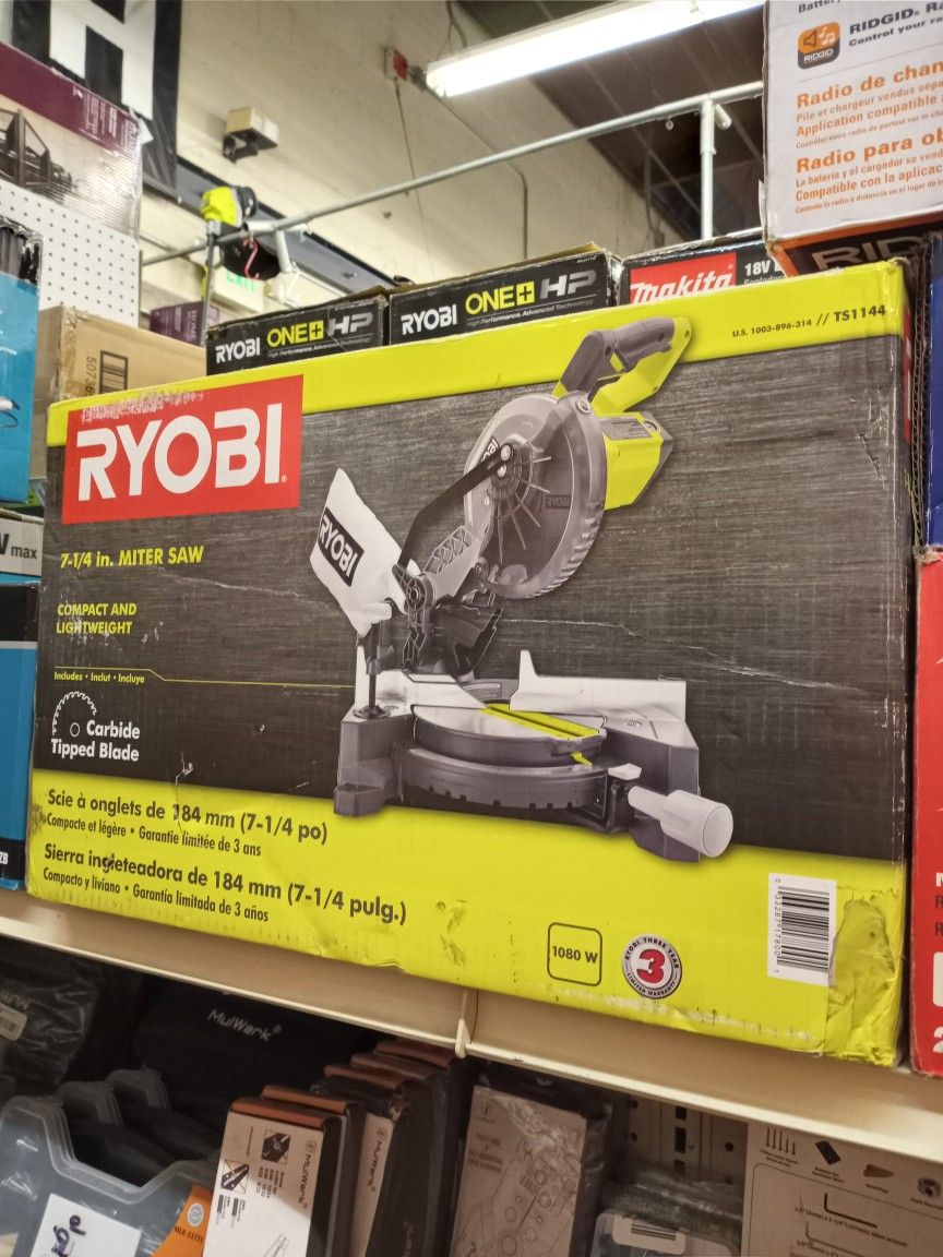 RYOBI 7 - 1/4 in. MITER SAW 