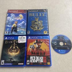 PS4 And Ps2 Games Read Description 