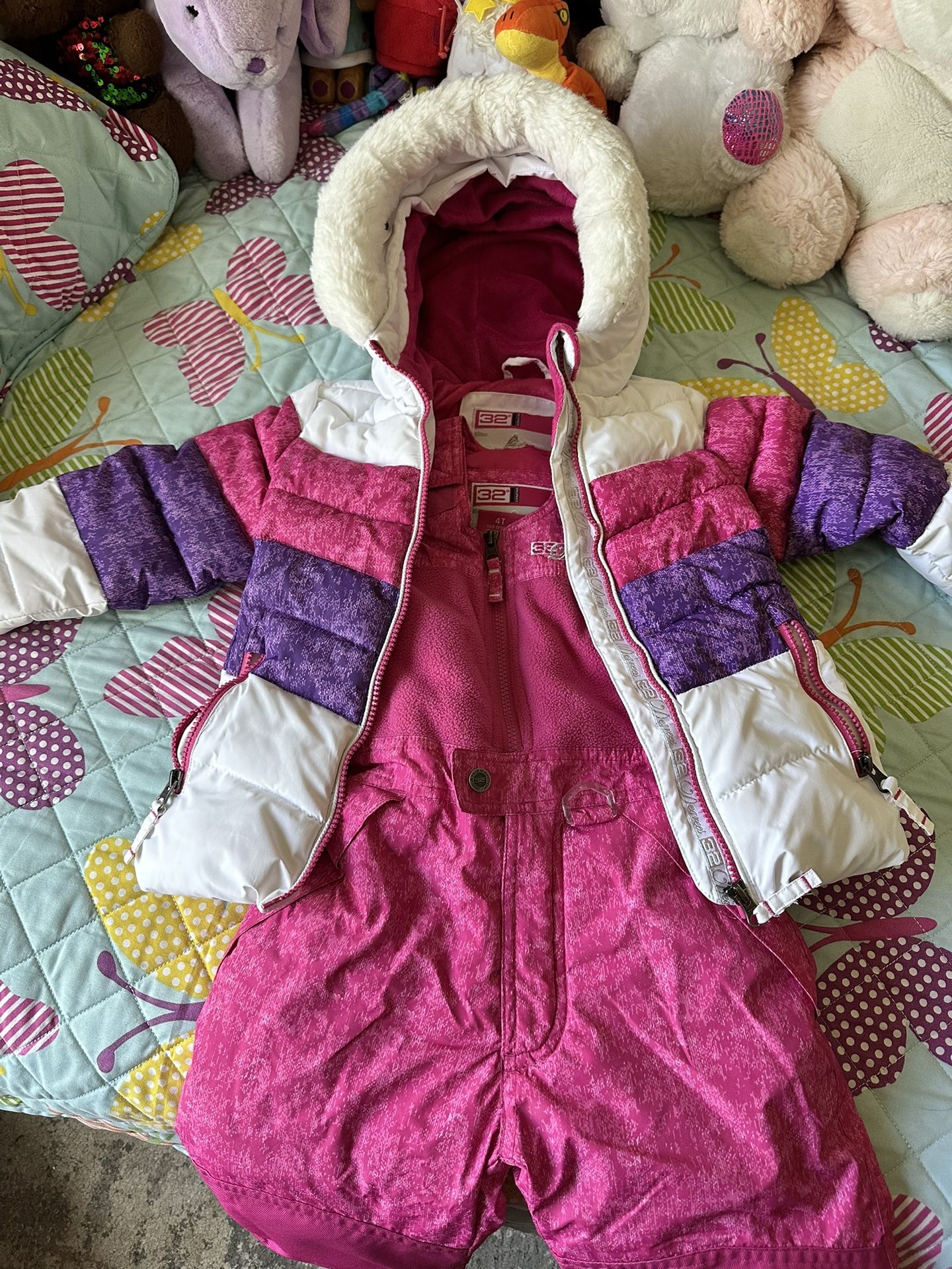 Girls Toddler Size 4 Snow Suit