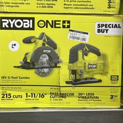 Ryobi 18V 2-Tool Combo (used like new)