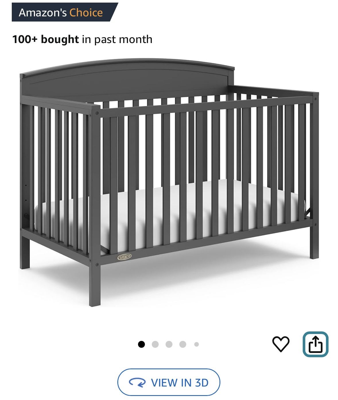 Baby Crib And Mattress