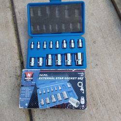 External Star Socket Set