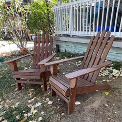 Wooden Adirondack Chairs