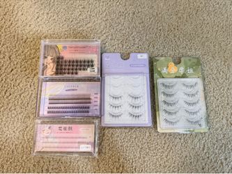Bundle of 5 false eyelashes