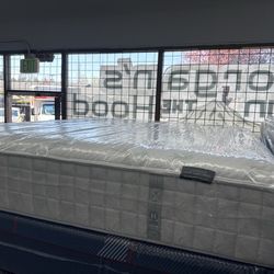 KING SIZE AIRELOOM COPPERTECH SILVER (LUXURY-FIRM) II MATTRESS & BOX SPRINGS BED SET