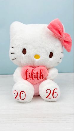 Personalized Hello Kitty Plush Stuffed Animal
