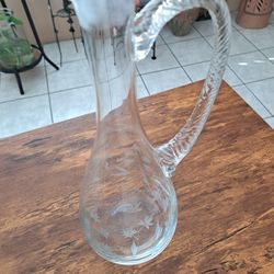 Princess House Crystal Large Wine bottle only $20