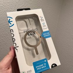 New iPhone 15 Pro Max Speck Presidio Lux Glitter Case 