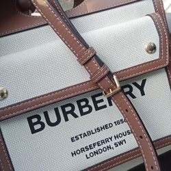 Meet Up Cash 😉 Authentic Burberry Bag For The Holiday W Numbers Inside