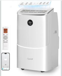 16000 BTU Portable Air Conditioners, Cools Up To 780 Sq. Ft., 5-In-1 Smart AC Unit With WiFi App, Remote, Fast Cooling, Dehumidifier, Fan, Sleep Mode,