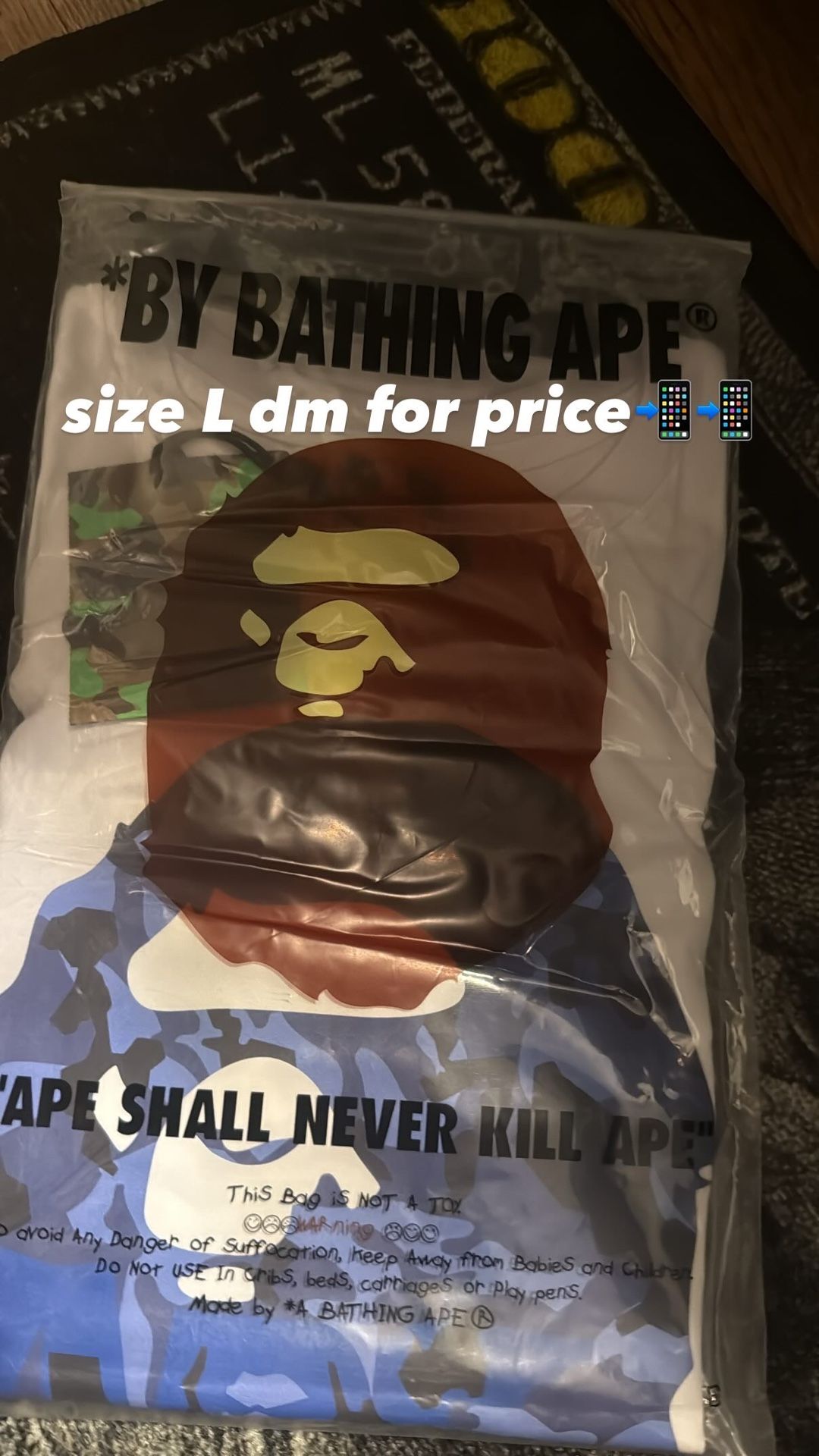 a bathing ape bape tee