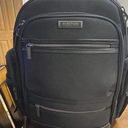 Kenneth Cole Reaction R-Tech Laptop Backpack with USB Charging, Black