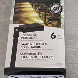 Led solar path lights
