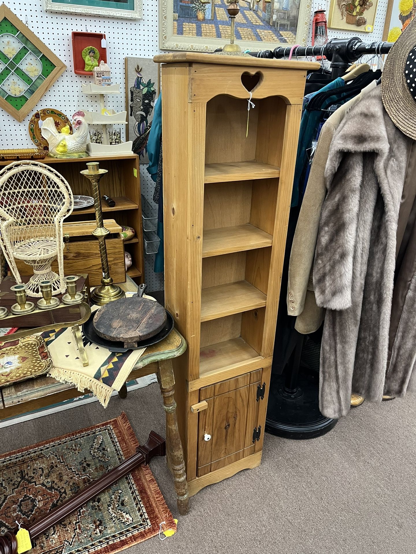 Skinny Knotty Pine Shelf