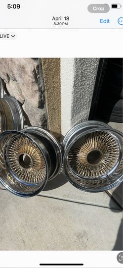 Set of 14”s wire wheels