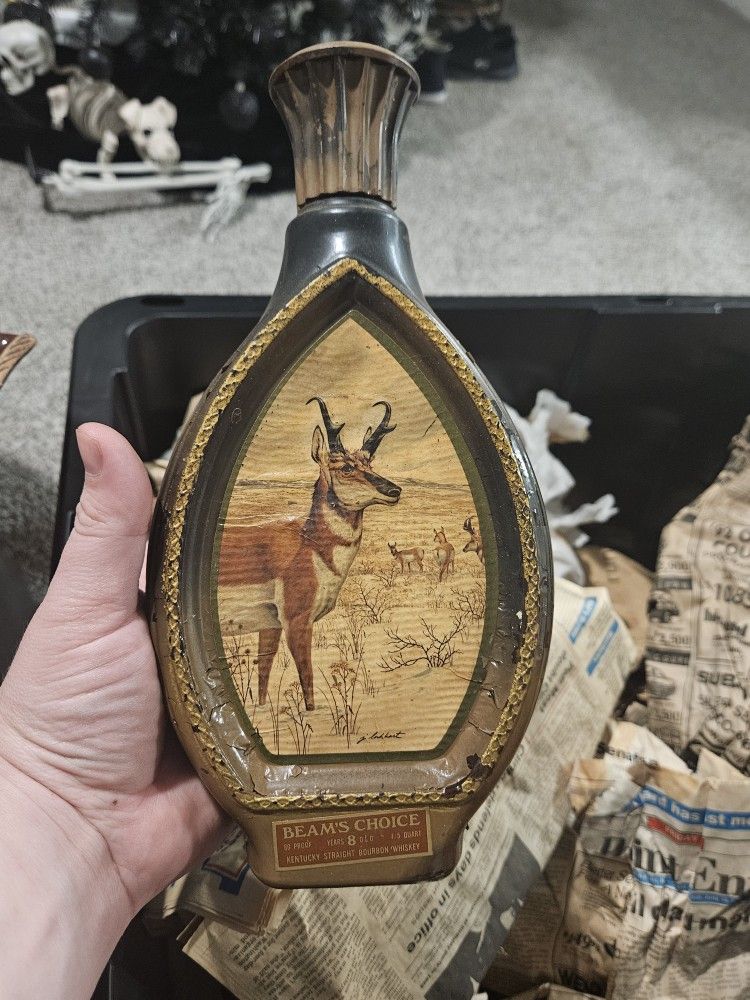 Old Bourbon Whiskey Bottles 