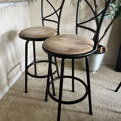 Elegant bar chairs (set)