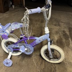 Frozen toddler bike