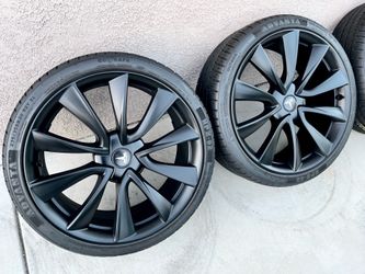 Tesla Model 3 Satin Black 20’ Inch Rims “OEM” Advanta Sport Tires 5x114 Bolt T3