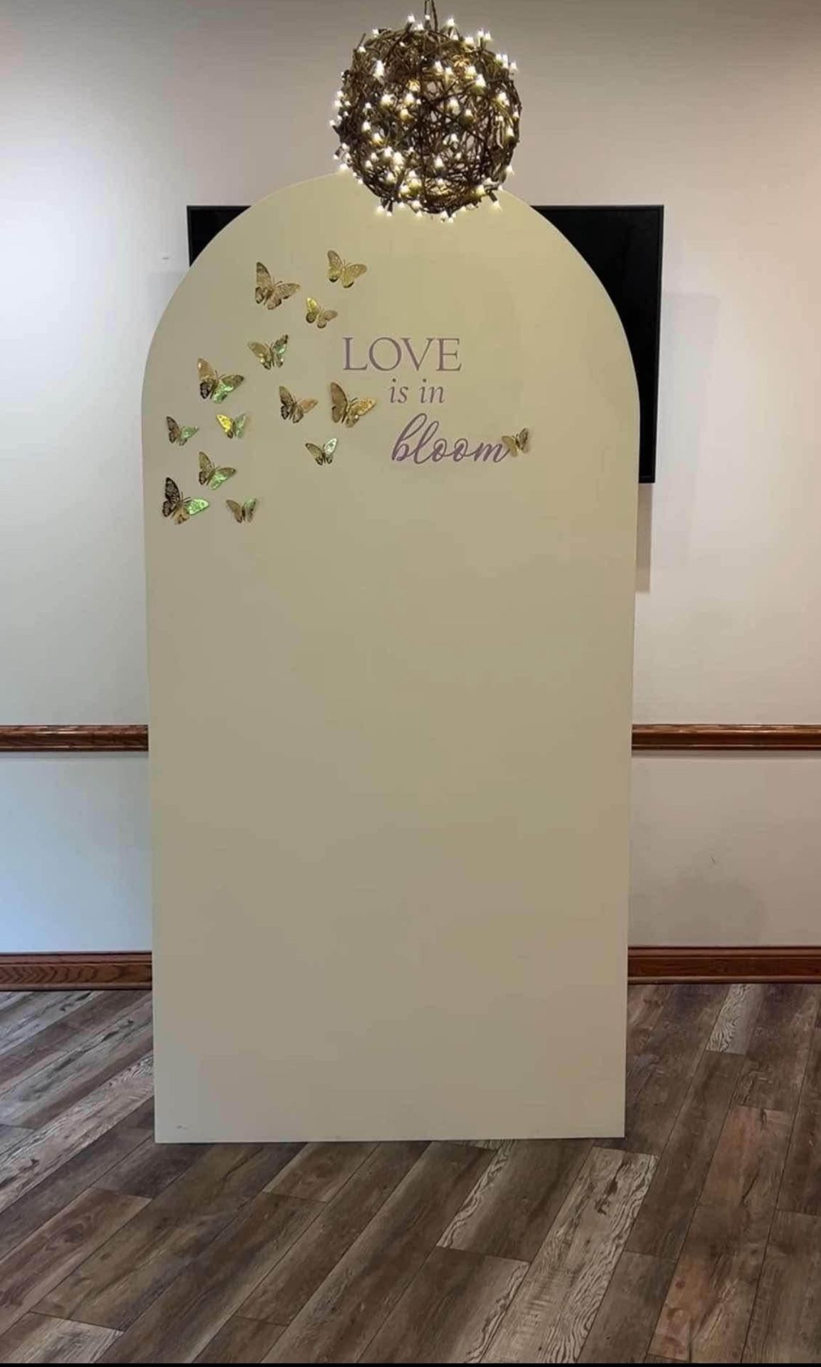 Wooden Arch Sign
