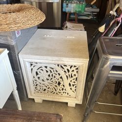 Wood Storage Cabinet