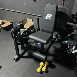Rit Fit Leg Extension And Curl Machine