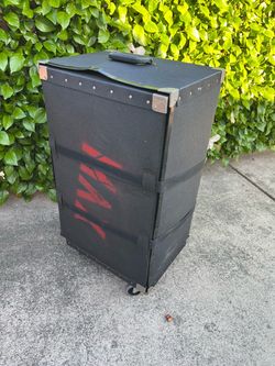 Large Rolling Salesman Sample Case 14” Deep