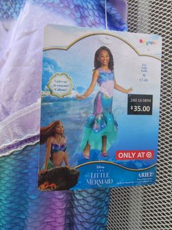 Disney Little Mermaid Ariel Deluxe Child Costume Size M (7-8)