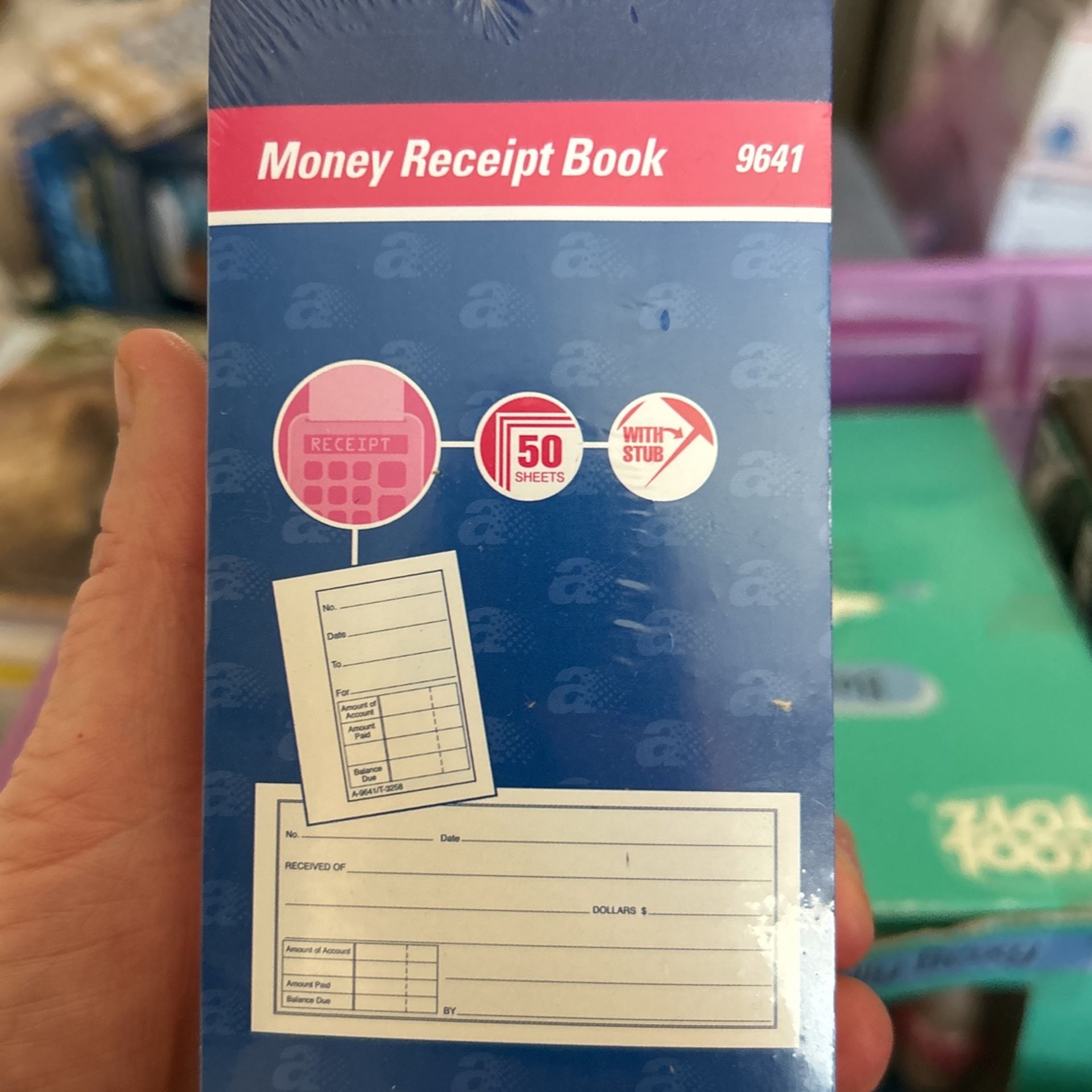 Money Receipt Book 5 Books