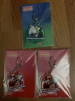 One Piece X Round 1 Keychain