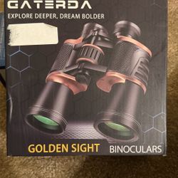 GATERDA GOLDEN SIGHT BINOCULARS 