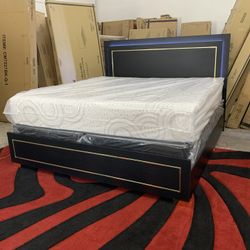 $699 Brand New King Bed Frame With Mattress (read description below)