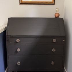 Antique Wooden Secretary Desk