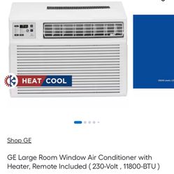 G.E. WINDOW A/C 11,800 BTU 230-VOLT