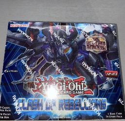 Yugioh Clash Of Rebellion Booster Box RARE!!