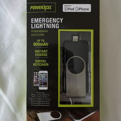 Emergency Lightning Charger Keychain 