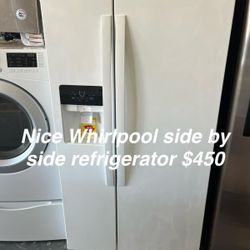 Nice Whirlpool Side By Side Refrigerator 