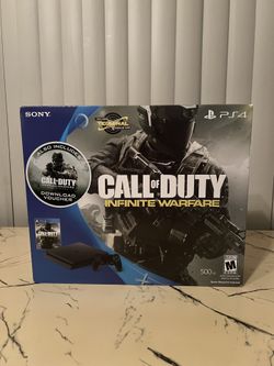 PS4 Slim 500GB (CUH-2015A) – Call of Duty Infinite Warfare Bundle – COMPLETE IN BOX
