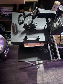 Heat press tshirt machine
