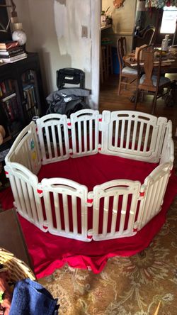 Baby Play Yard Plastic Panel Playpen