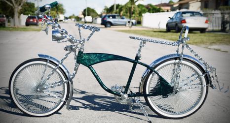 New Custom Lowrider Bike Bicycle Twisted Green Custom Show Bike