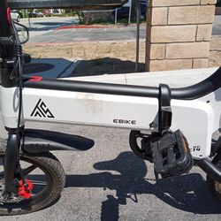 TST F4 Plus EBike | 14” Folding White 