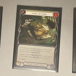 Codex of Frailty (Flesh And Blood) for Sale in Hyattsville, MD - OfferUp