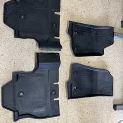 Oem 2019 Jeep Wrangler Jl Rubber Floor Mat Set