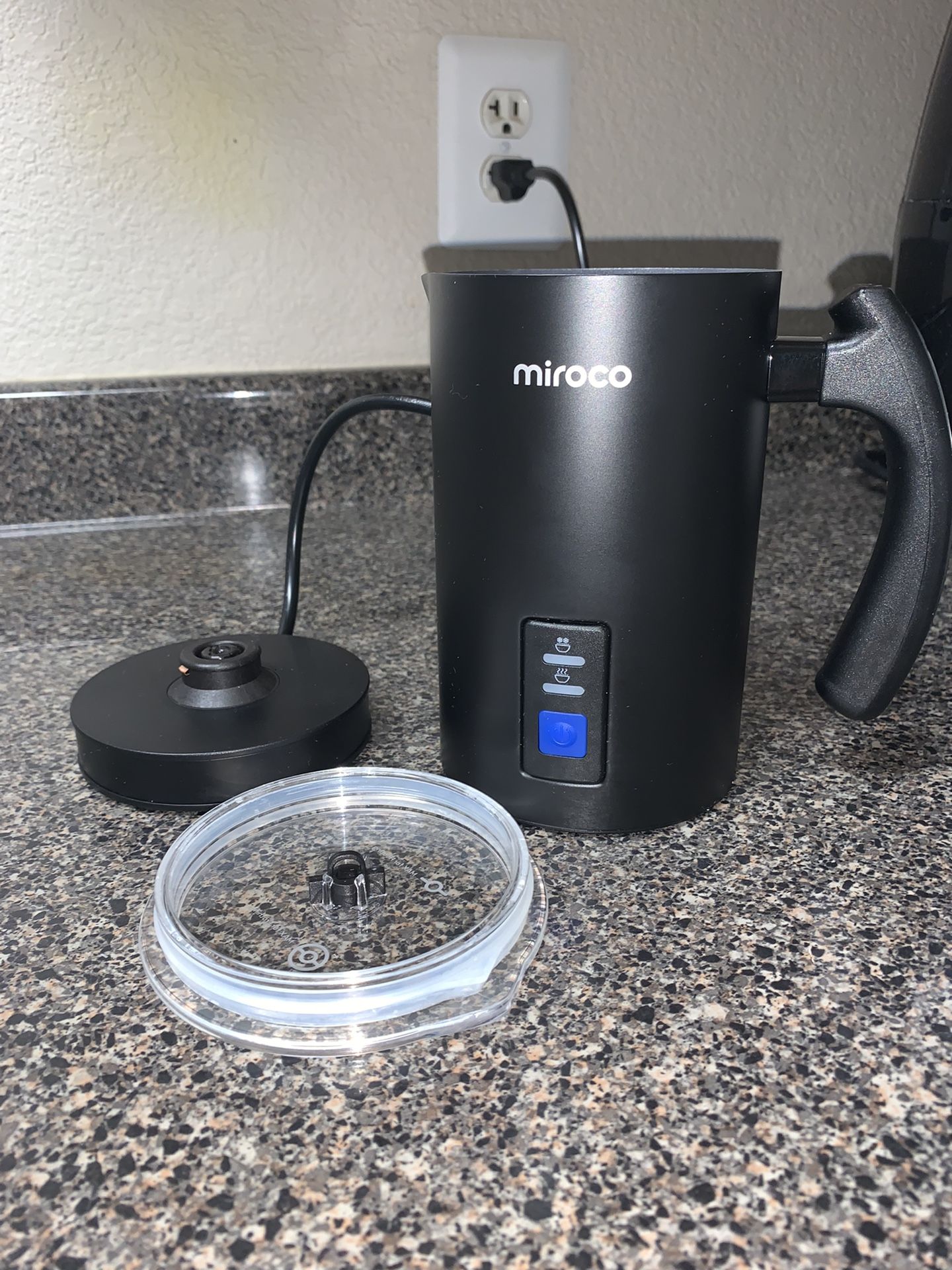 Miroco Milk Frother, Electric Milk Steamer Black Stainless Steel, Automatic  Hot and C for Sale in Sun City, AZ - OfferUp