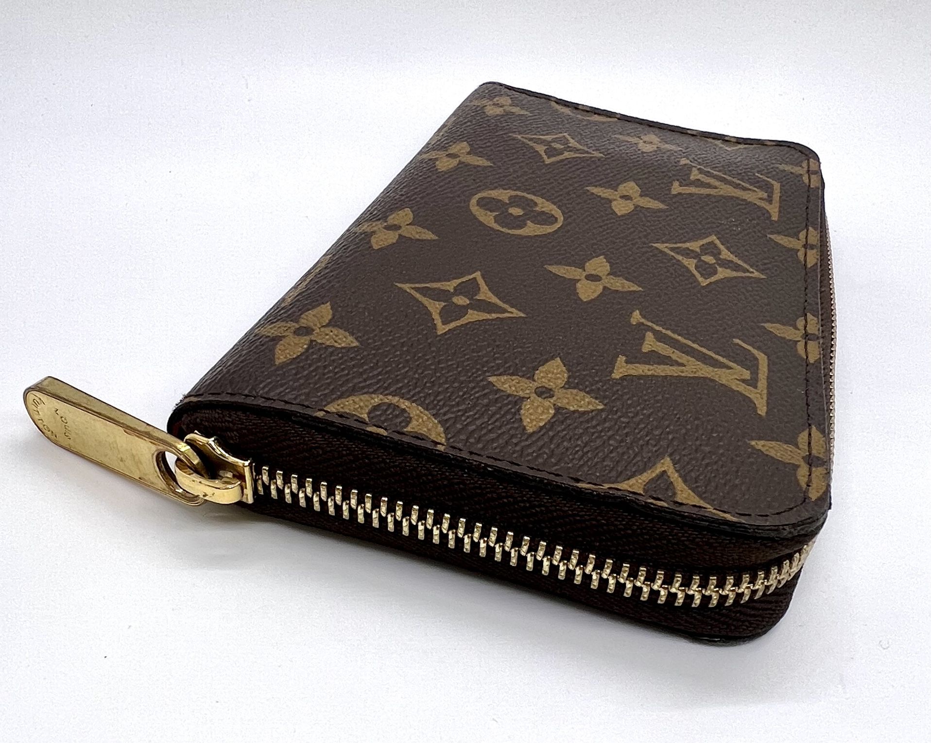 LOUIS VUITTON Monogram Zippy Compact Wallet 43901