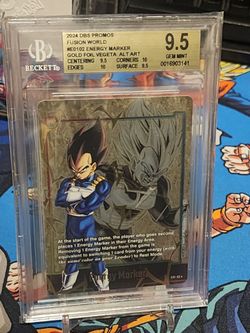 BGS 9.5 DBS Fusion World Vegeta Gold Foil Alt Art #E0102