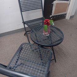 One Table 2 Chairs